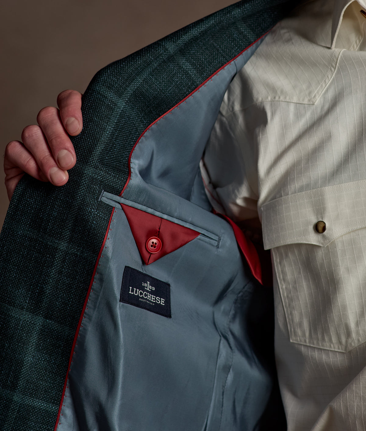 Lucchese Sport Coat :: Emerald Green 7