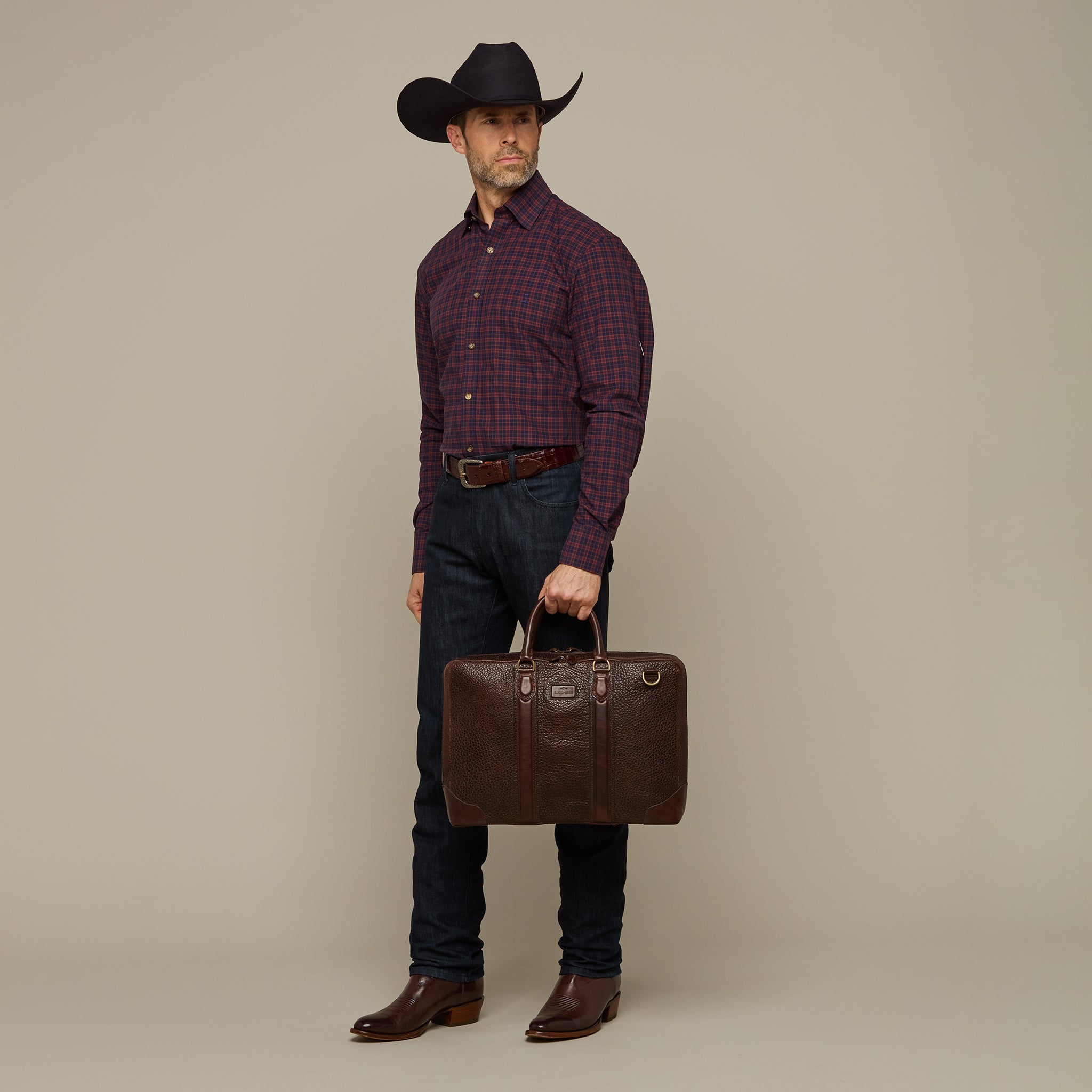 Lucchese everyday briefcase Clearance