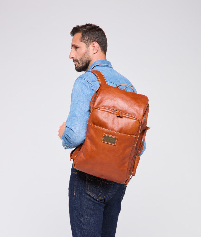 Cosimo Backpack :: Cognac 7