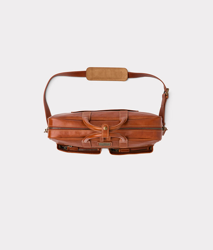 Cosimo Briefcase :: Cognac 5