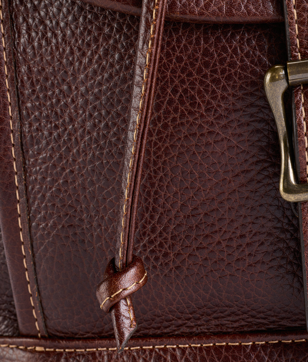 Heritage Buckle Backpack :: Brown 9