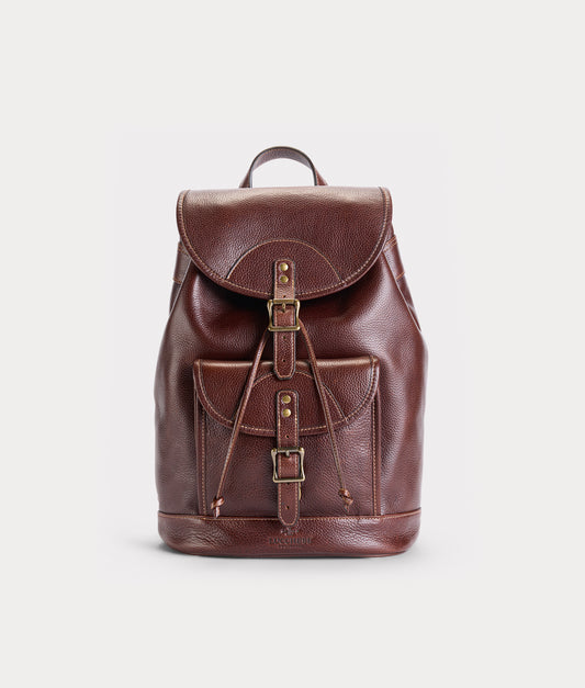 Heritage Buckle Backpack :: Brown