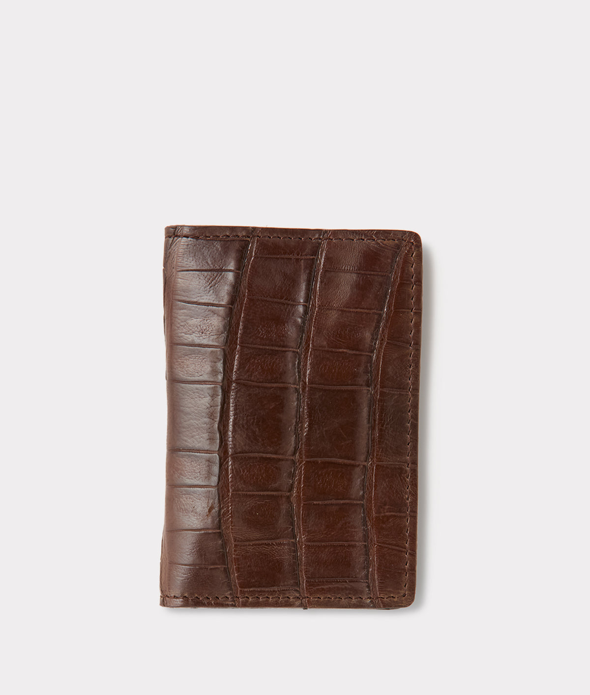 Bifold Wallet – Crocodile :: Sienna 1