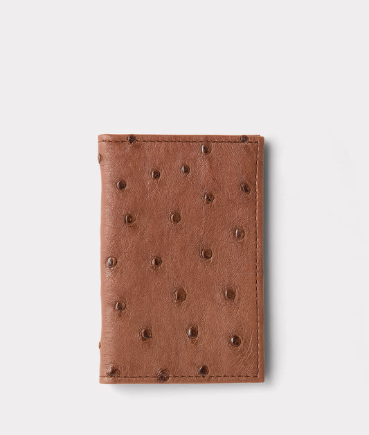 Bifold Wallet – Ostrich :: Sienna