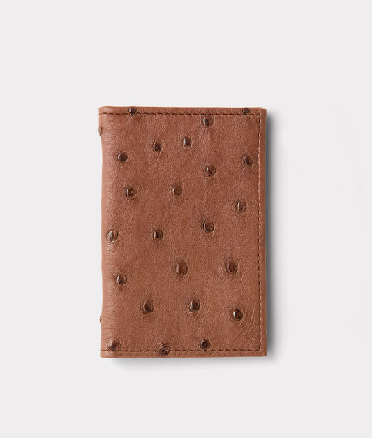 Bifold Wallet – Ostrich :: Sienna