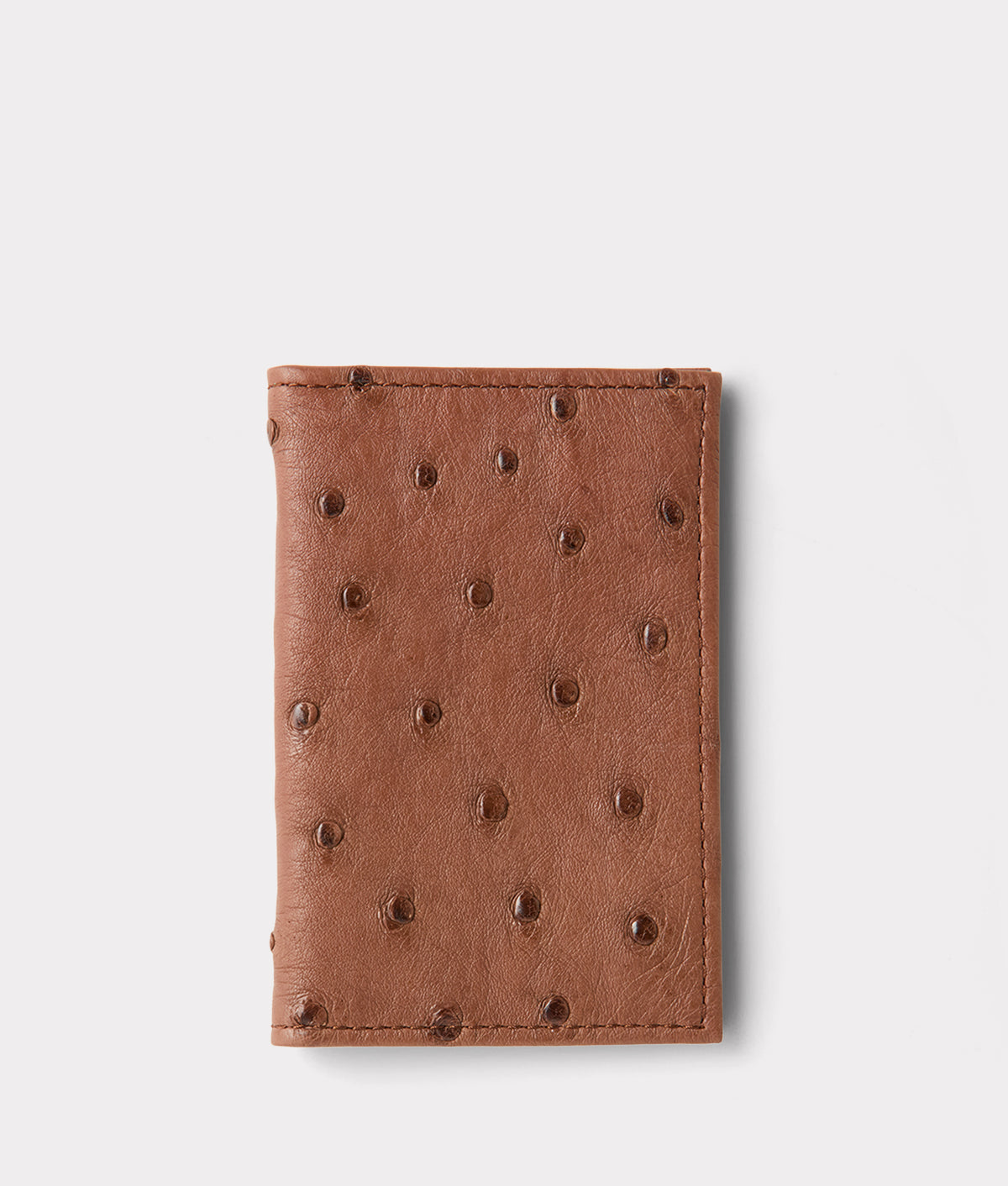 Bifold Wallet – Ostrich :: Sienna 1
