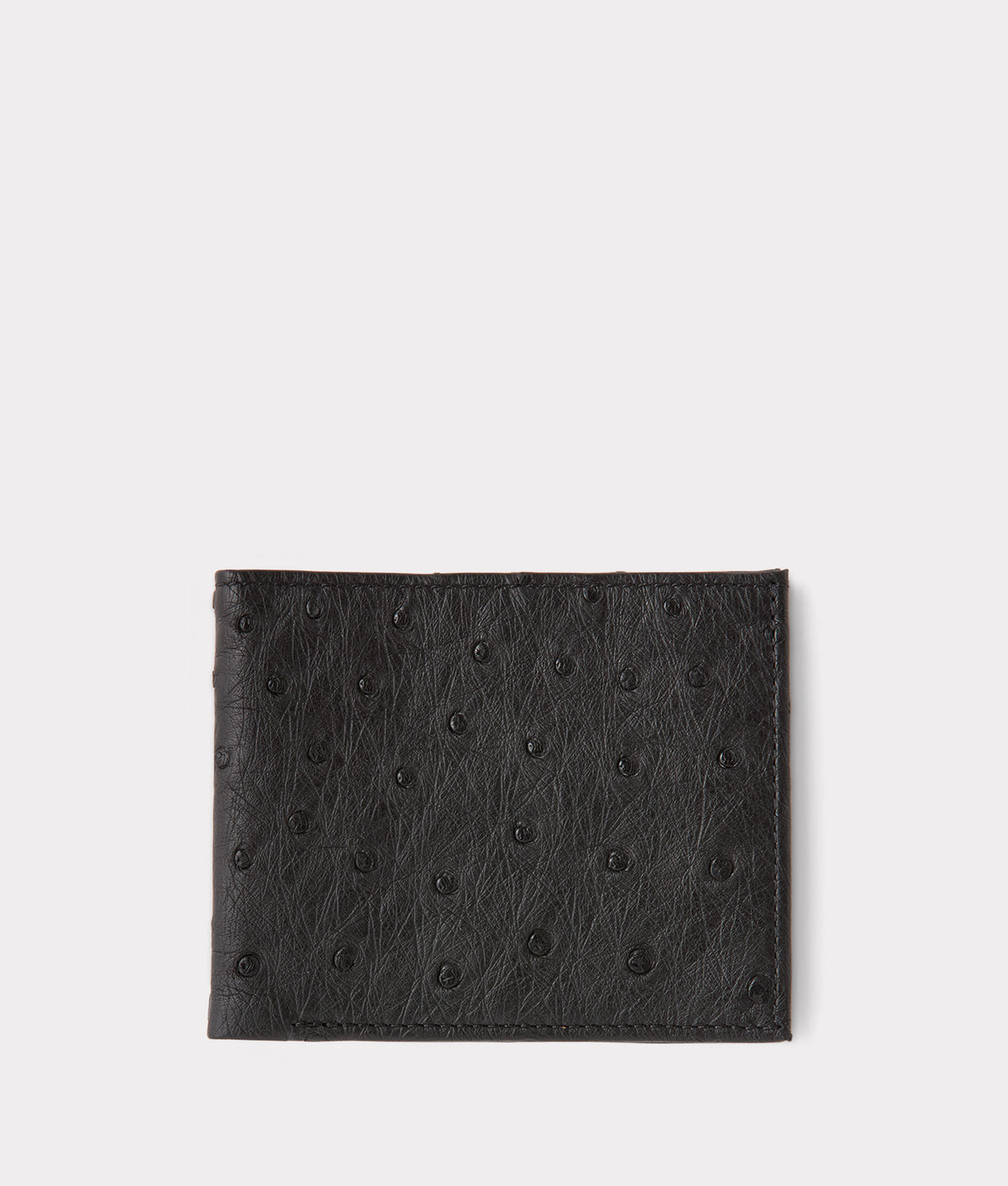 Hipster Wallet – Ostrich :: Black 3