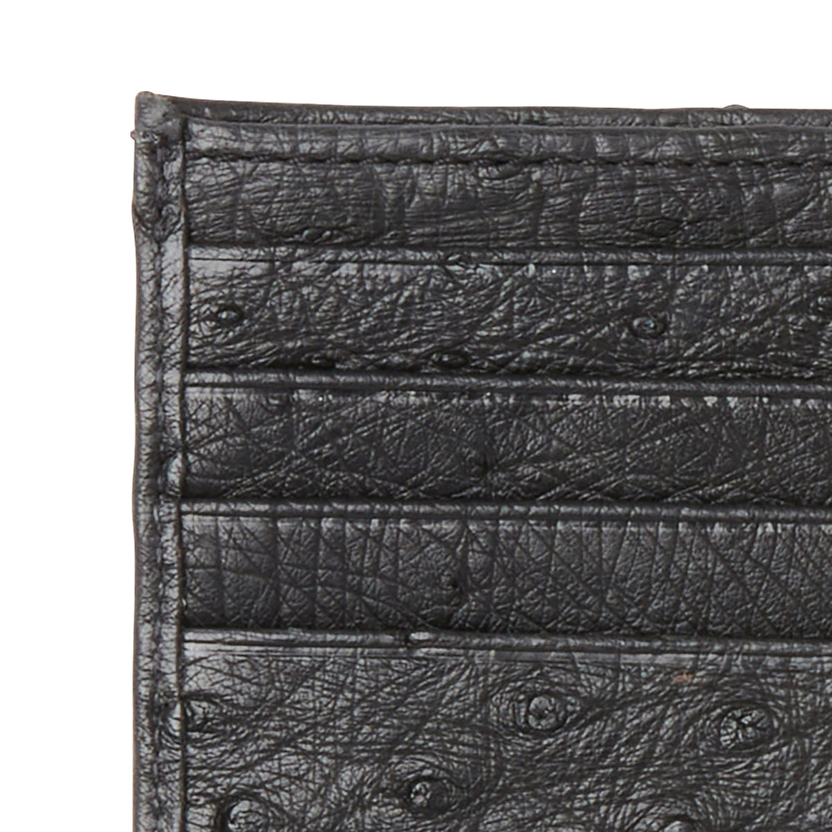
    Hipster Wallet – Ostrich :: Black