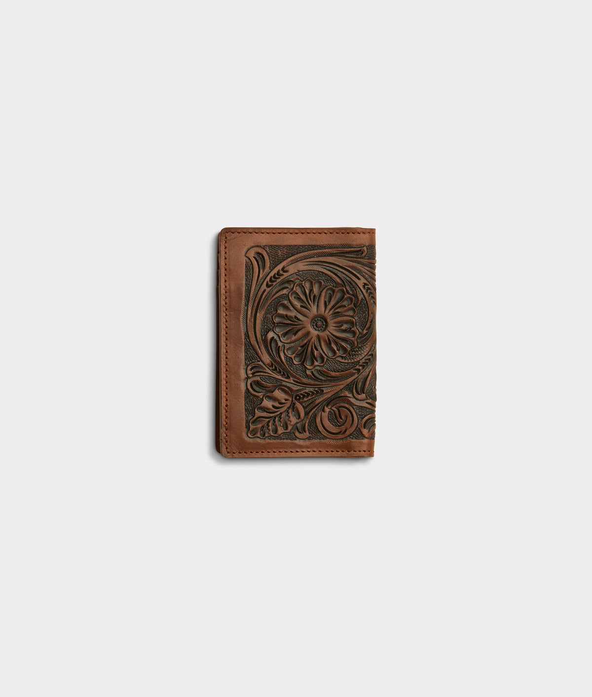 Hand Tooled Bifold :: Brown 2
