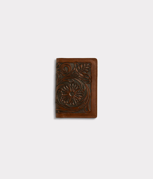 Hand Tooled Bifold :: Brown