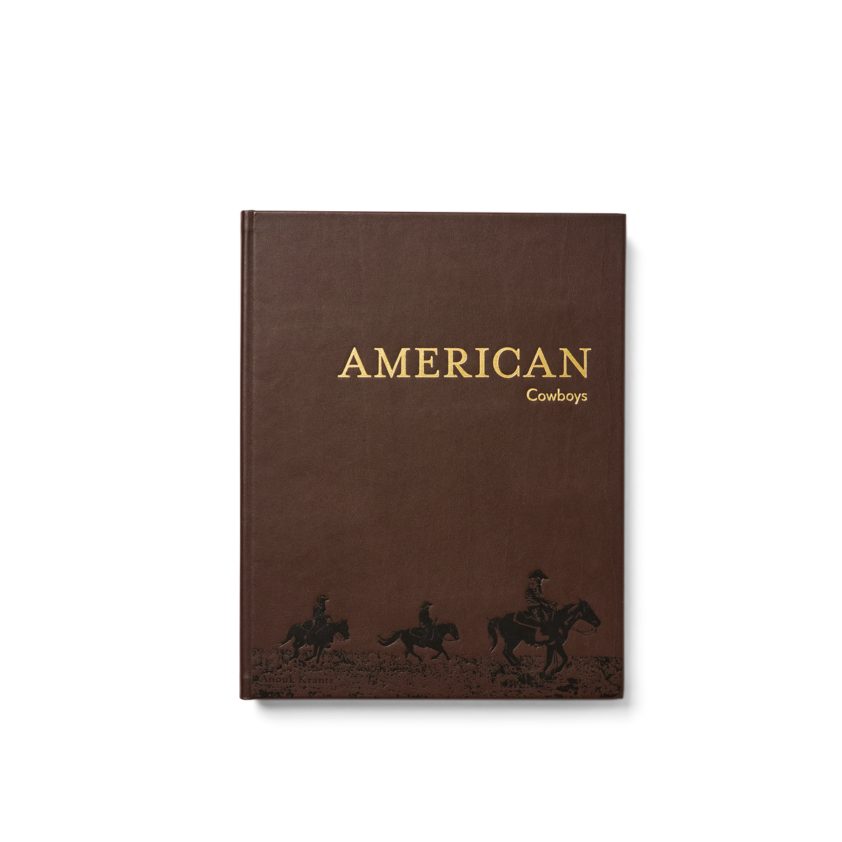 
    Leather Bound Cowboy Book :: Brown
