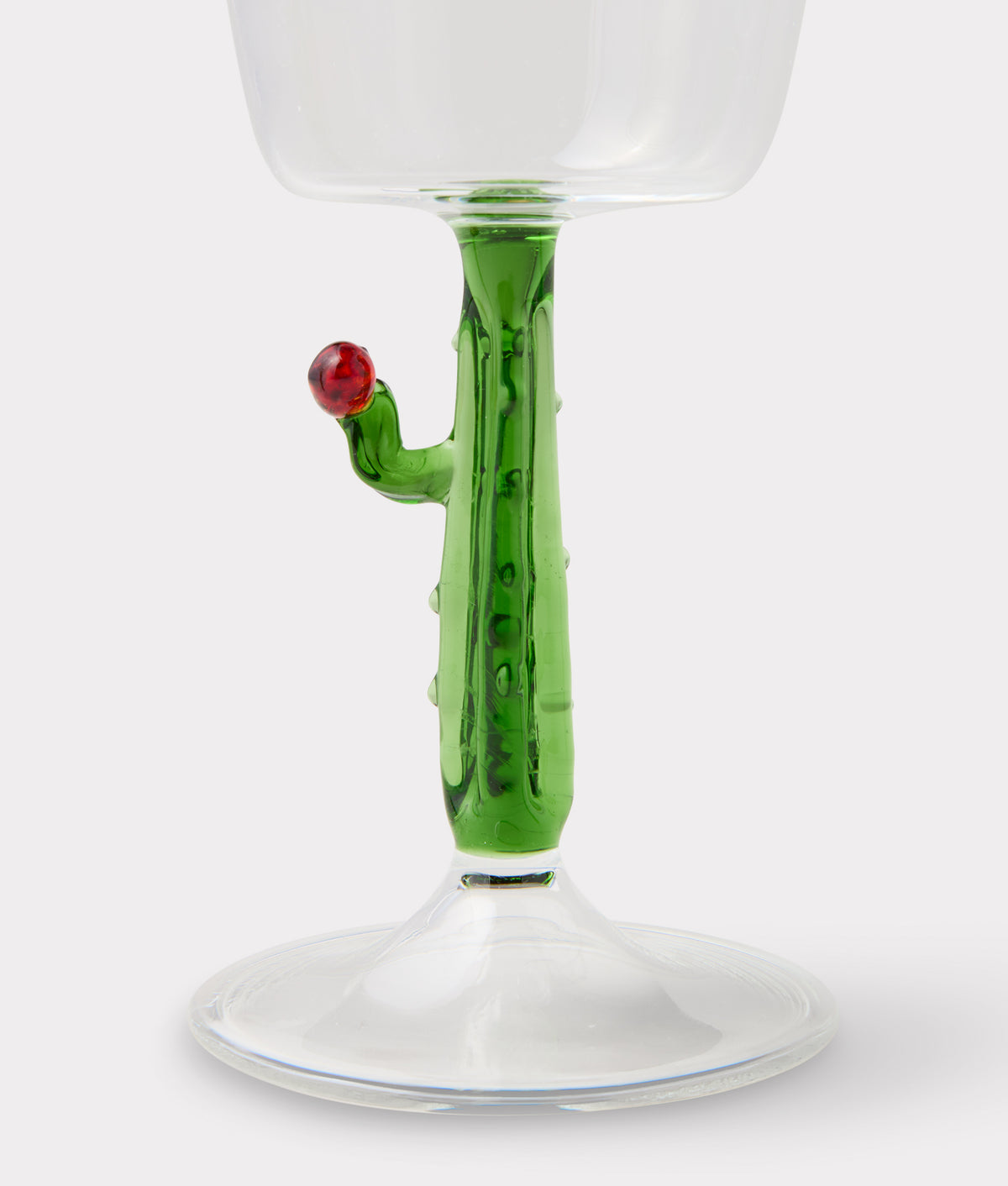 Cactus Water / Wine Glasses - Set of Four :: Green 3