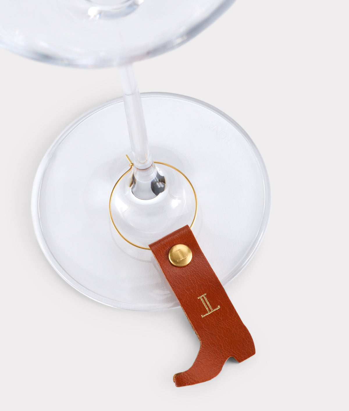 Leather Boot Wine Charms - Set Of Six :: Multi 3