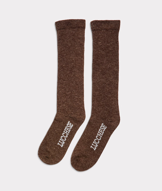 Socks Knee-High  :: Brown