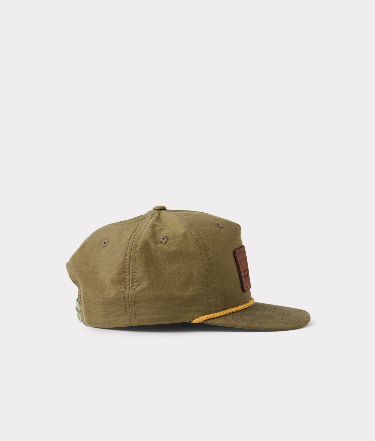 Slouch Patch Cap :: Olive 3