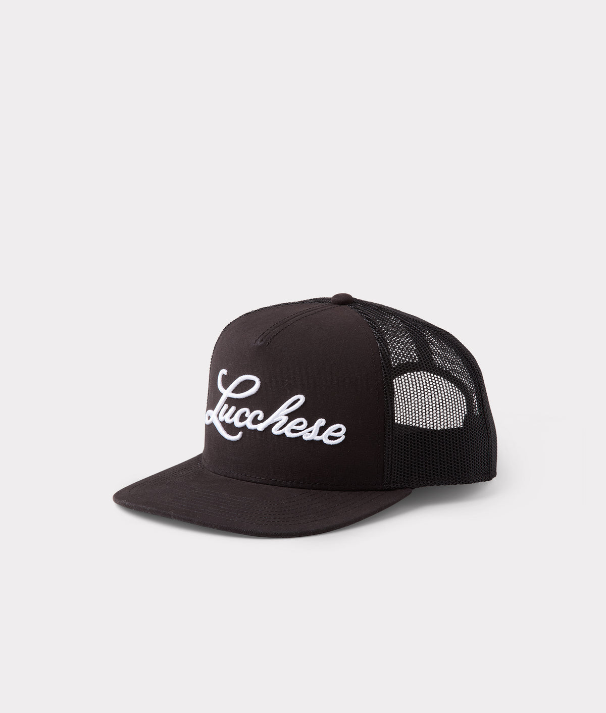 Lucchese Script Trucker Cap :: Black 3