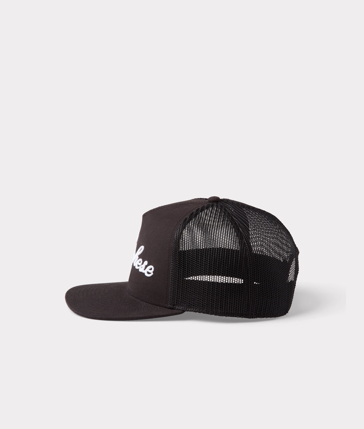 Lucchese Script Trucker Cap :: Black 5