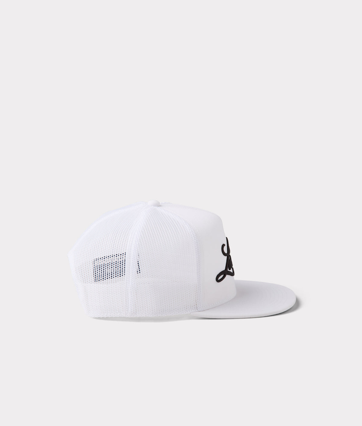 Lucchese Script Trucker Cap :: White 4