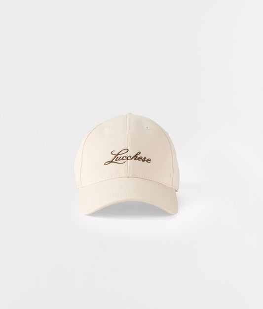 Script Dad Cap :: Cream