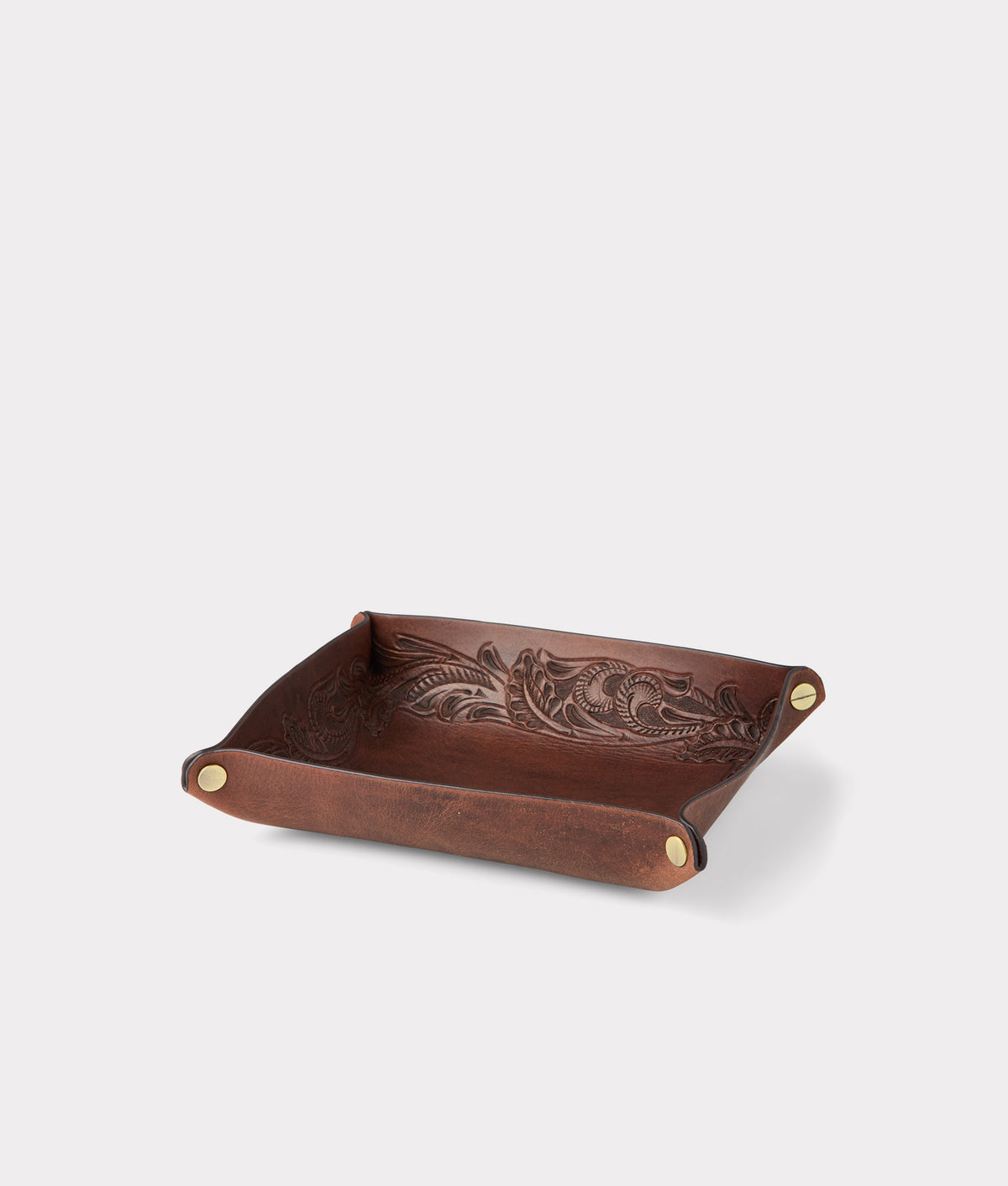 Carver Valet Tray :: Brown 5