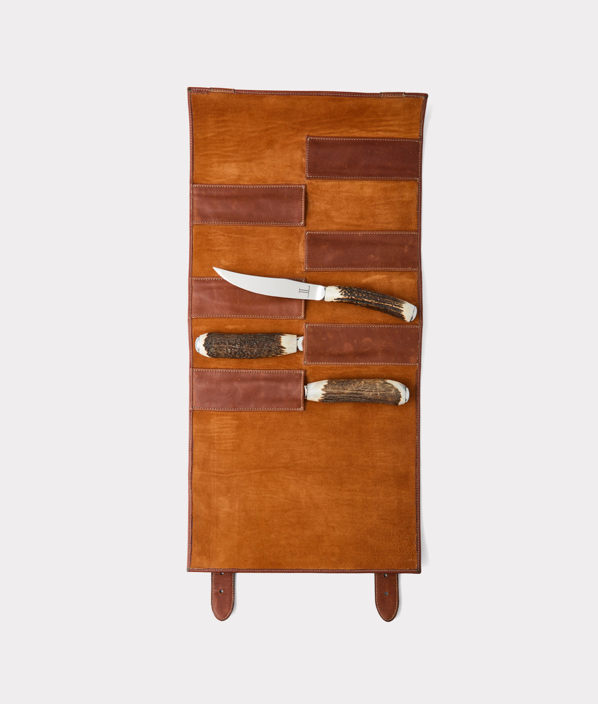 Steak Knife Carrier With Six Steak Knives :: Tan 1