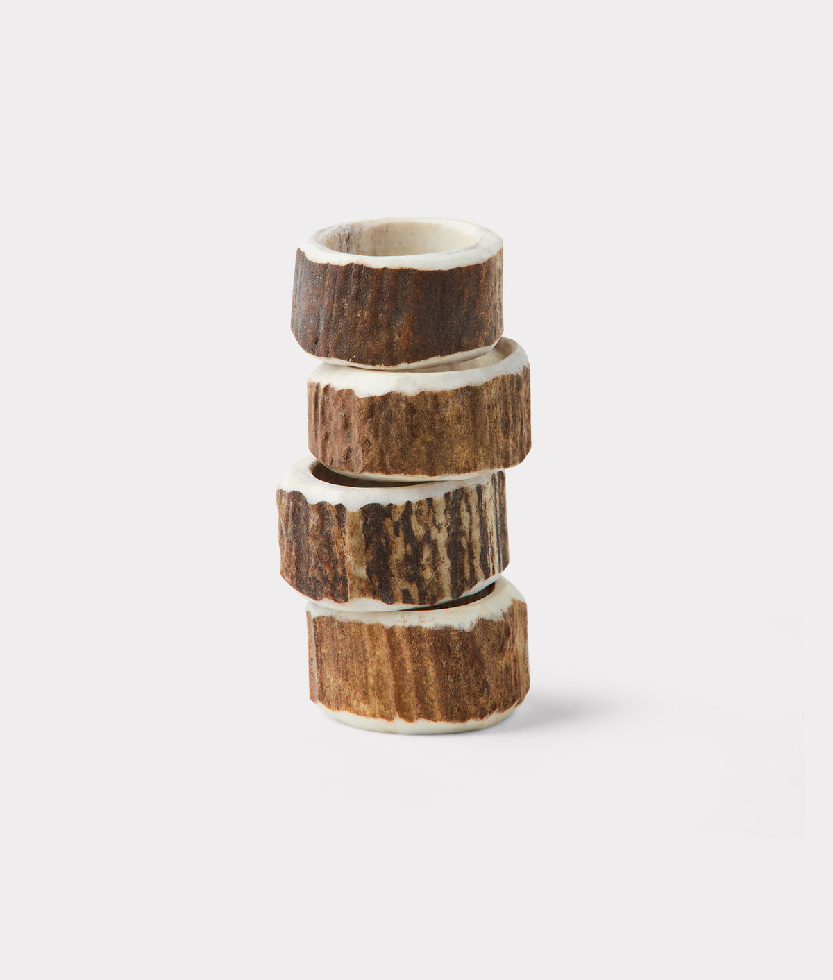 Stag Horn Napkin Rings - Set Of 2 :: Natural 5