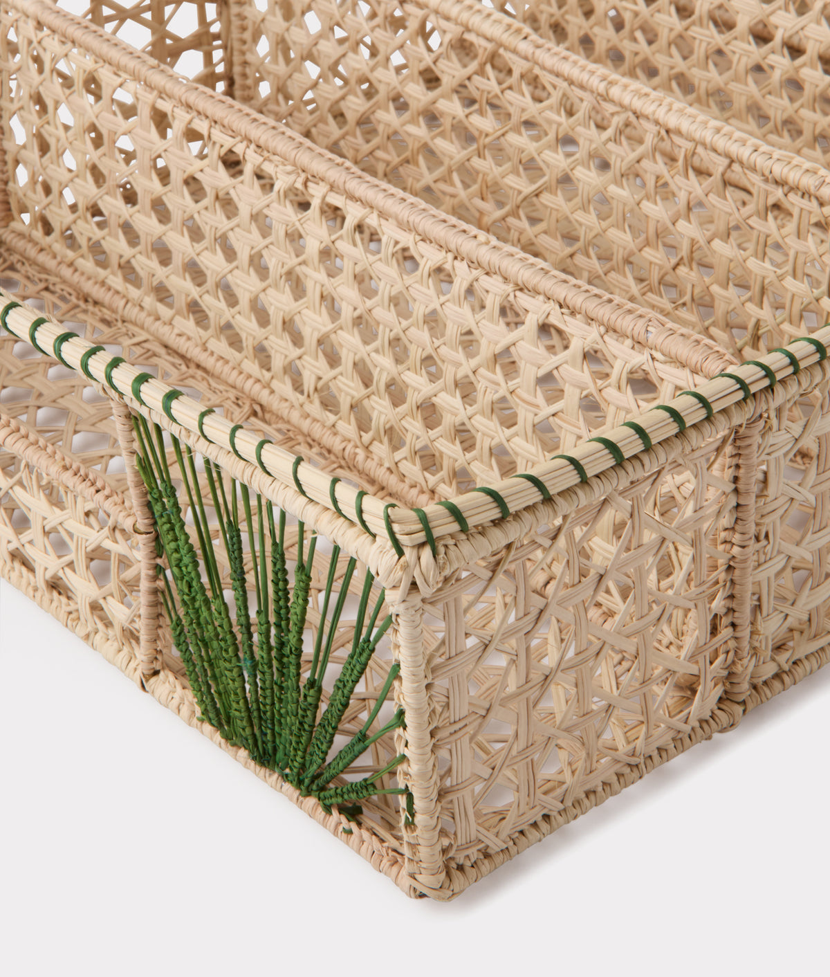 Tucson Saguaro Agave Cutlery Tray :: Green 2
