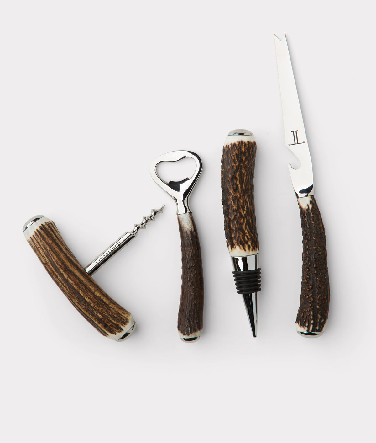 Stag Horn Bar Set/4 :: Silver 2