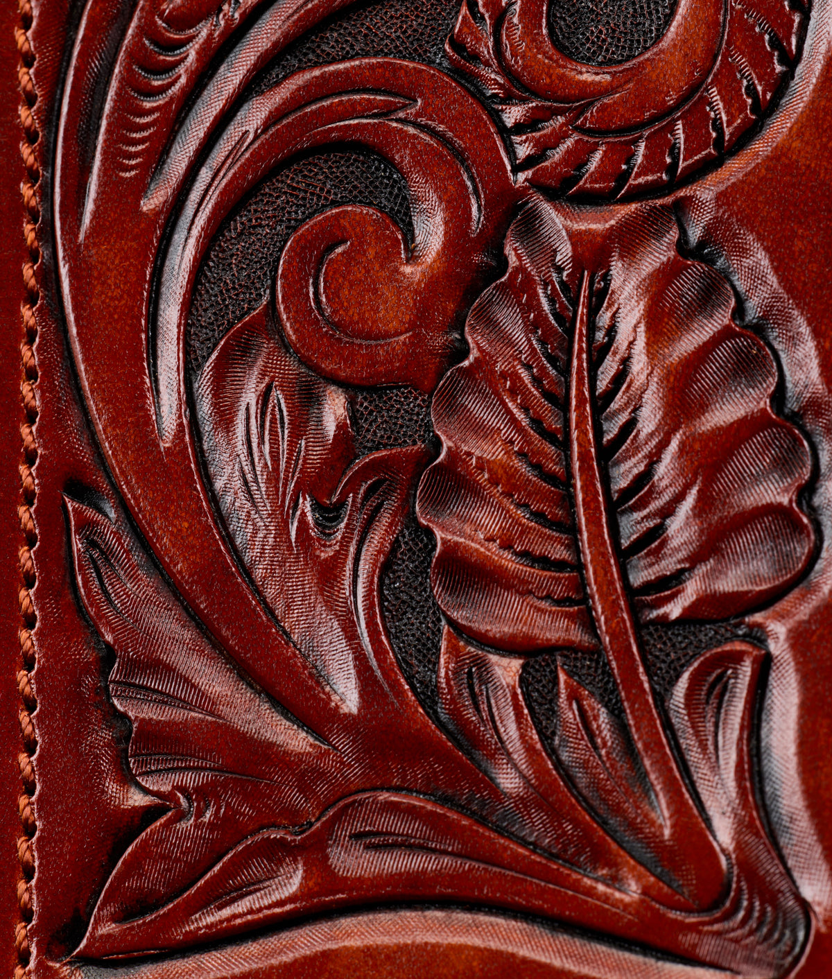 Tooled Desk Blotter :: Brown 3