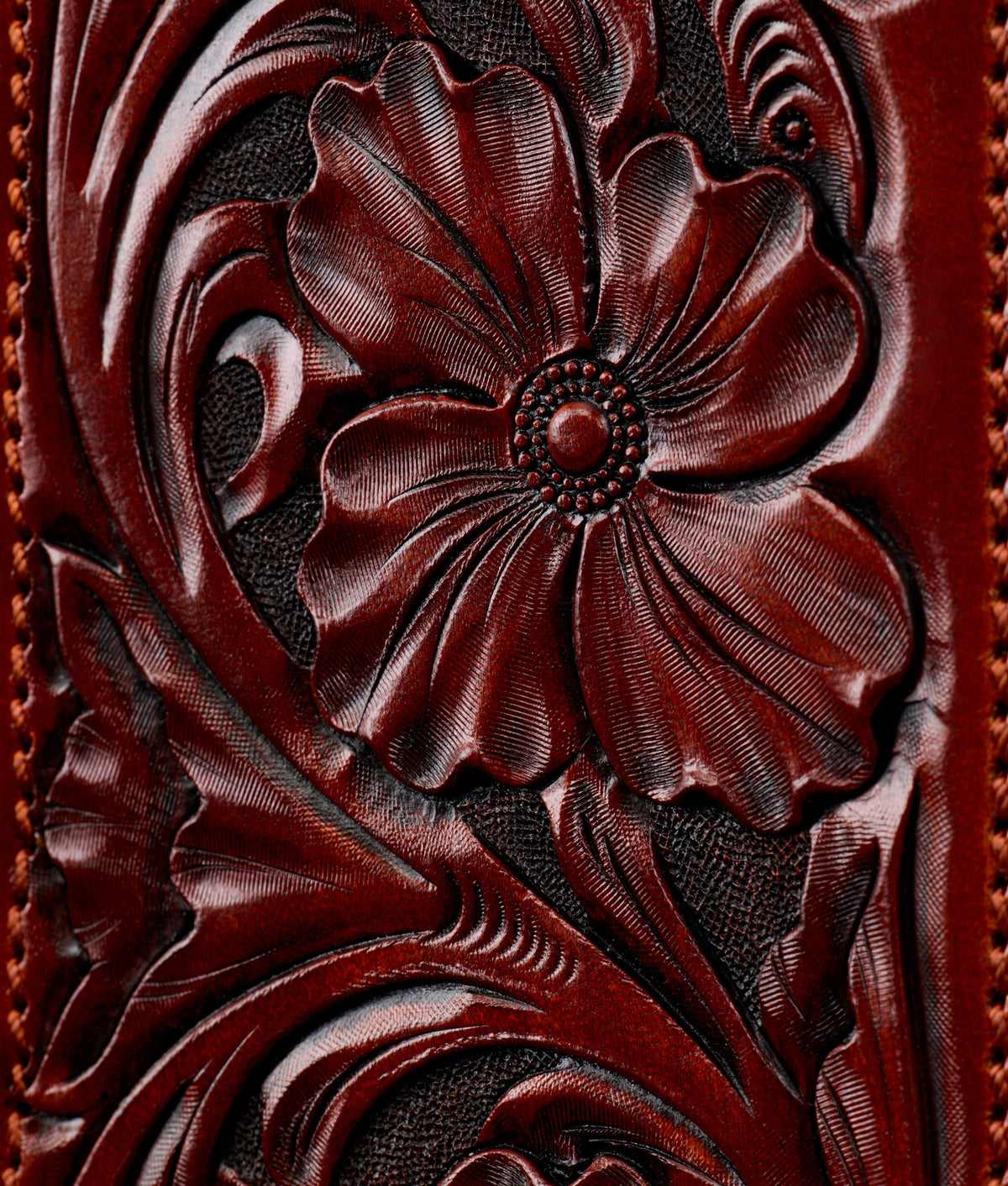 Tooled Desk Blotter :: Brown 4