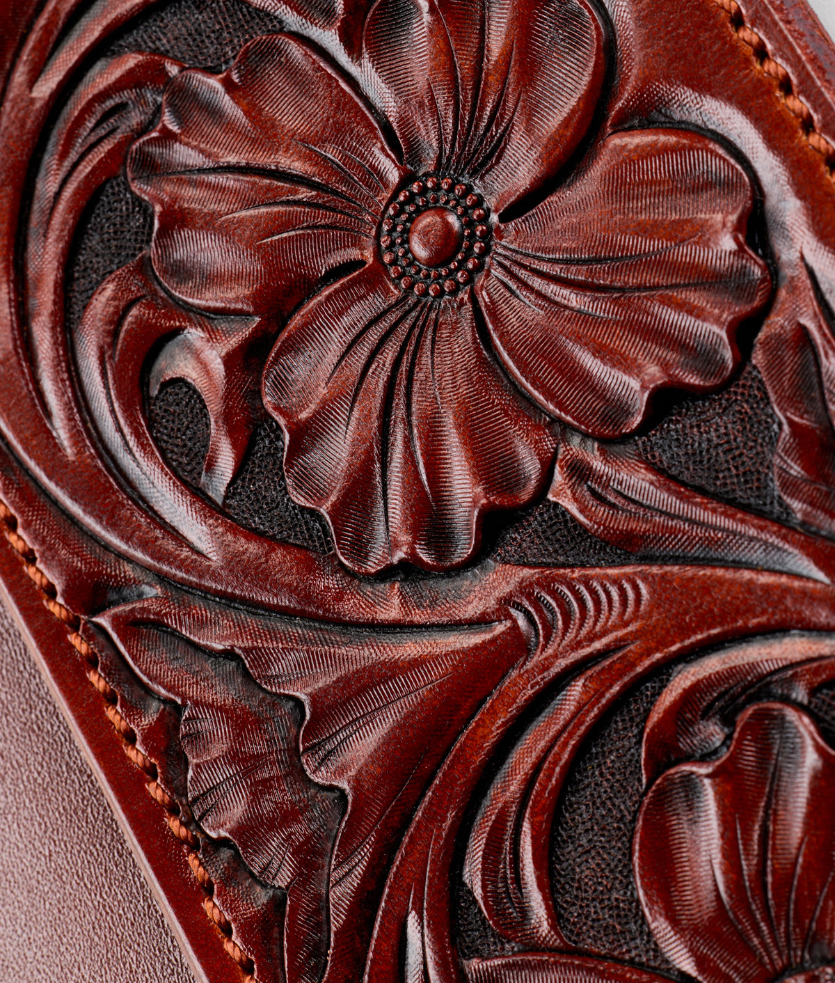 Tooled Desk Blotter :: Brown 2