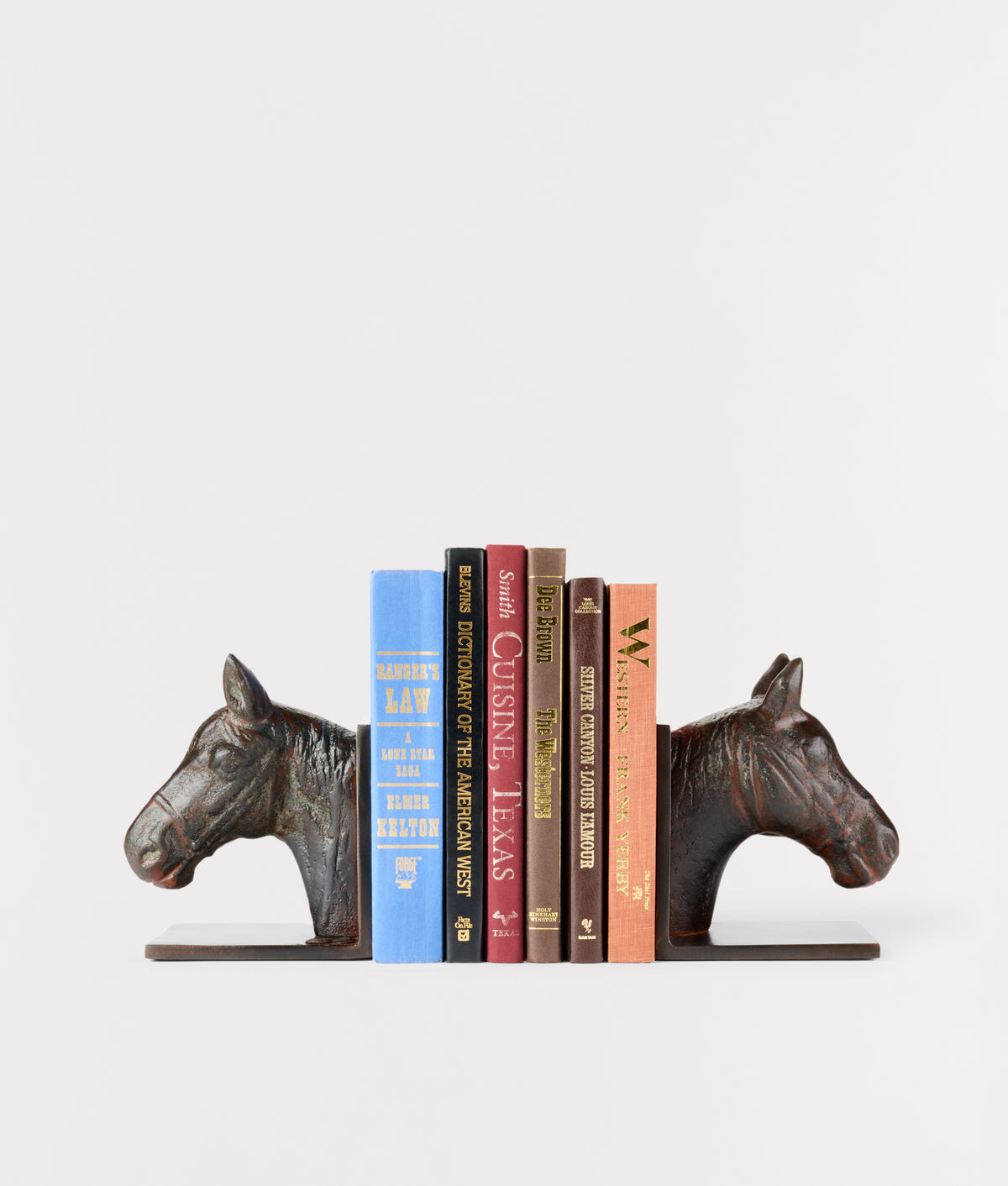 Horse Head Bookends :: Iron 3