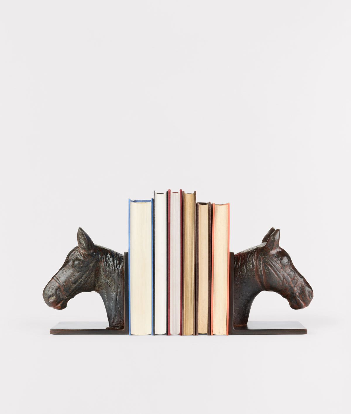 Horse Head Bookends :: Iron 4