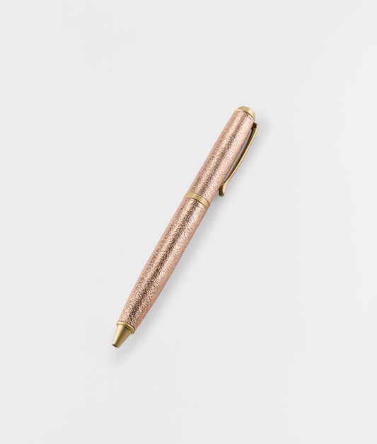 Leather Wrapped Ballpoint Pen :: Pink