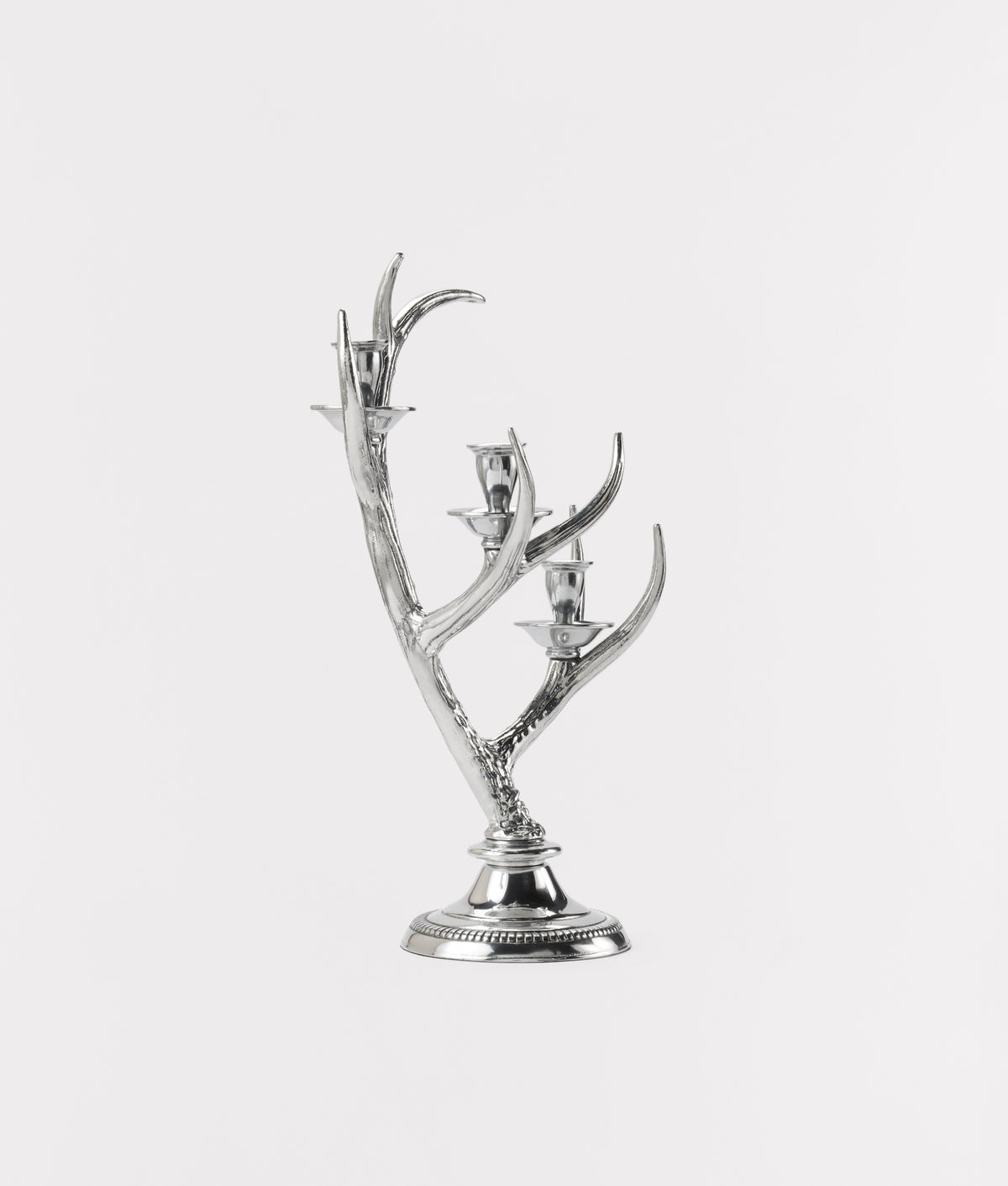 Antler Candleholder :: Silver 3