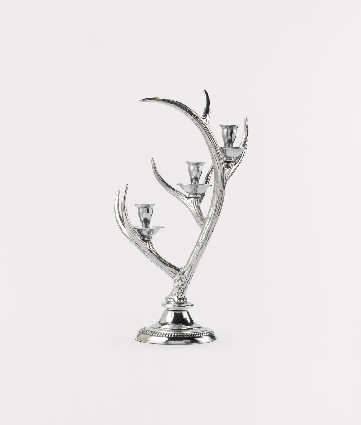 Antler Candleholder :: Silver 2