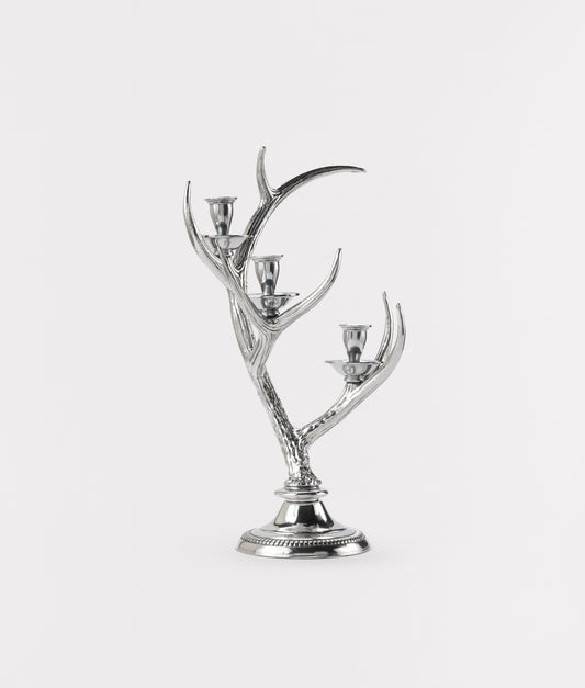 Antler Candleholder :: Silver