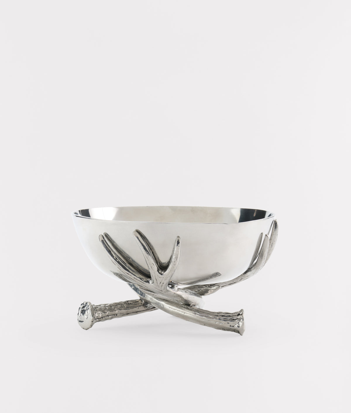 Antler Serving Bowl :: Silver 5