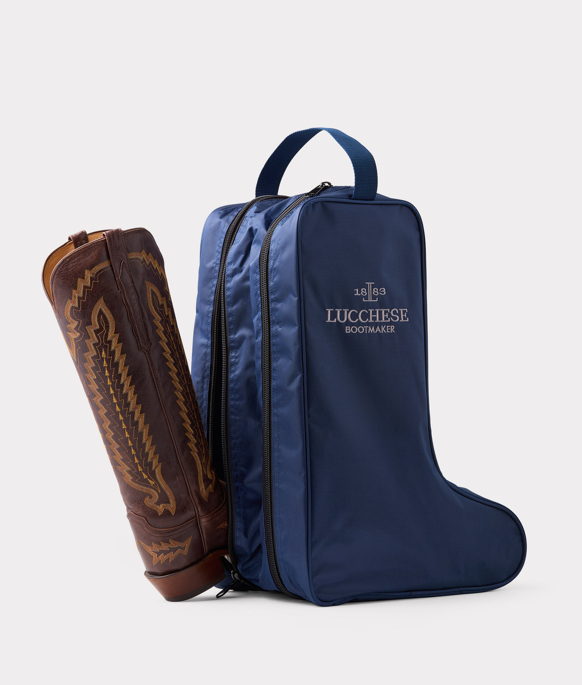 Tall Boot Bag :: Blue 2
