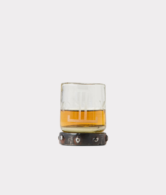 Mirrored L Shot Glass :: Glass/Iron