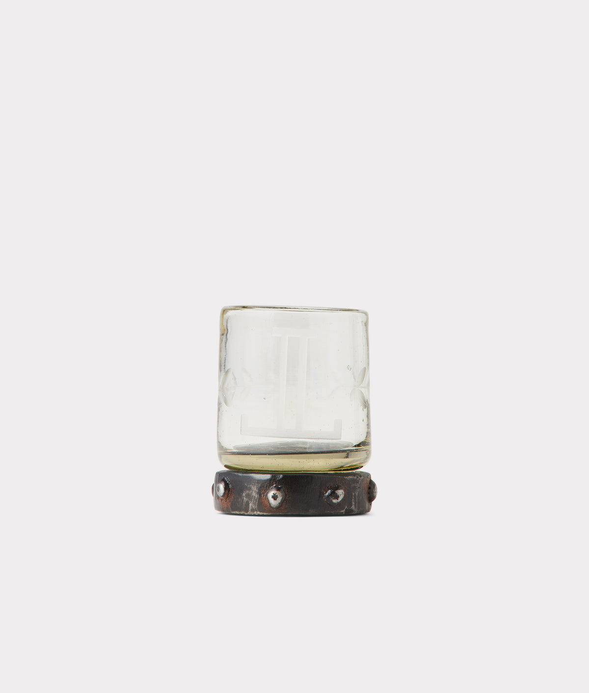 Mirrored L Shot Glass :: Glass/Iron 2