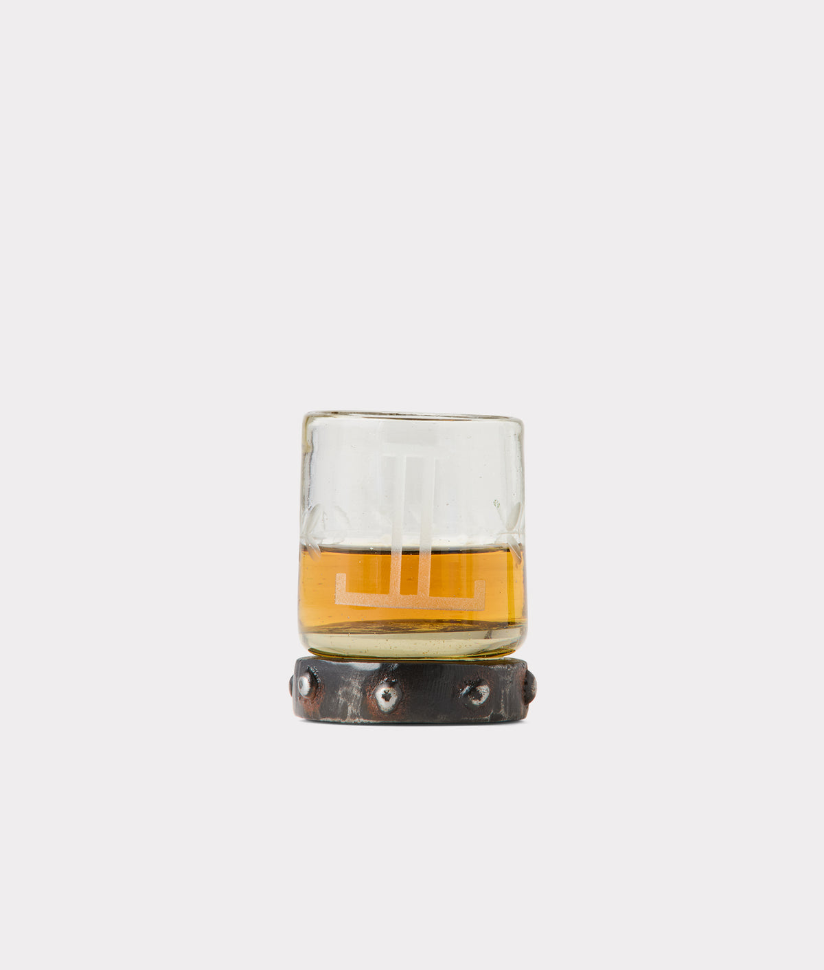 Mirrored L Shot Glass :: Glass/Iron 1