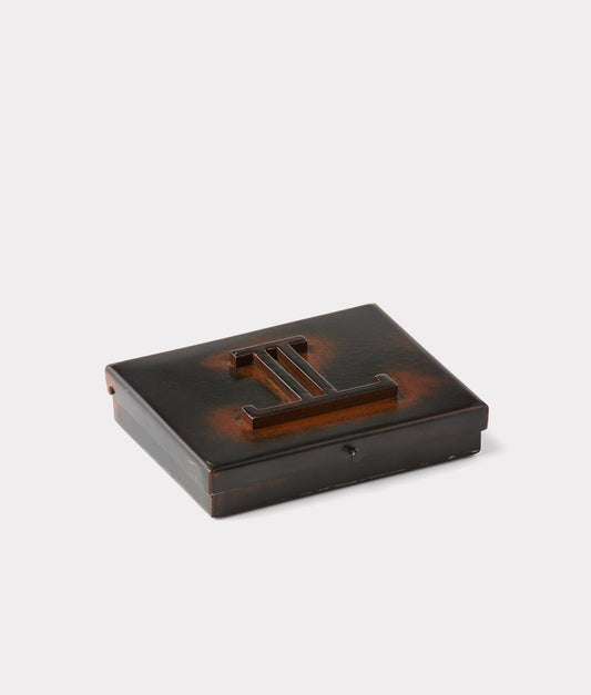 Mirrored L Playing Card Case :: Iron