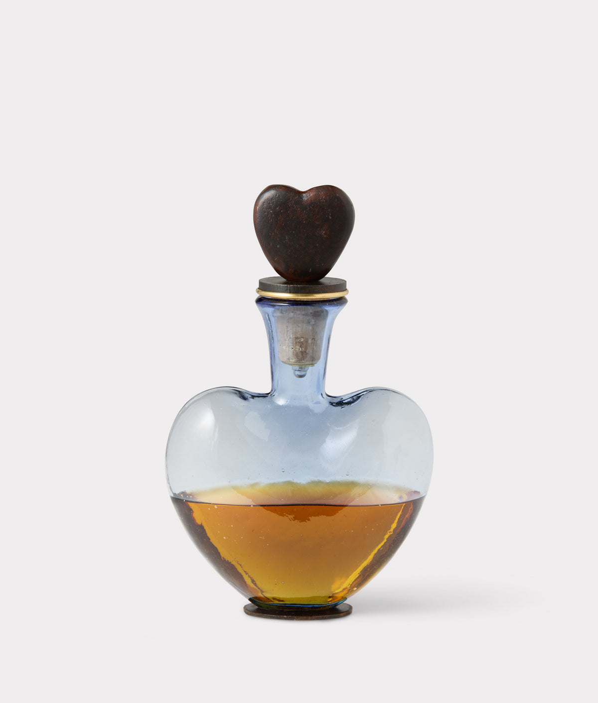 Azalea Heart Decanter :: Blue 3