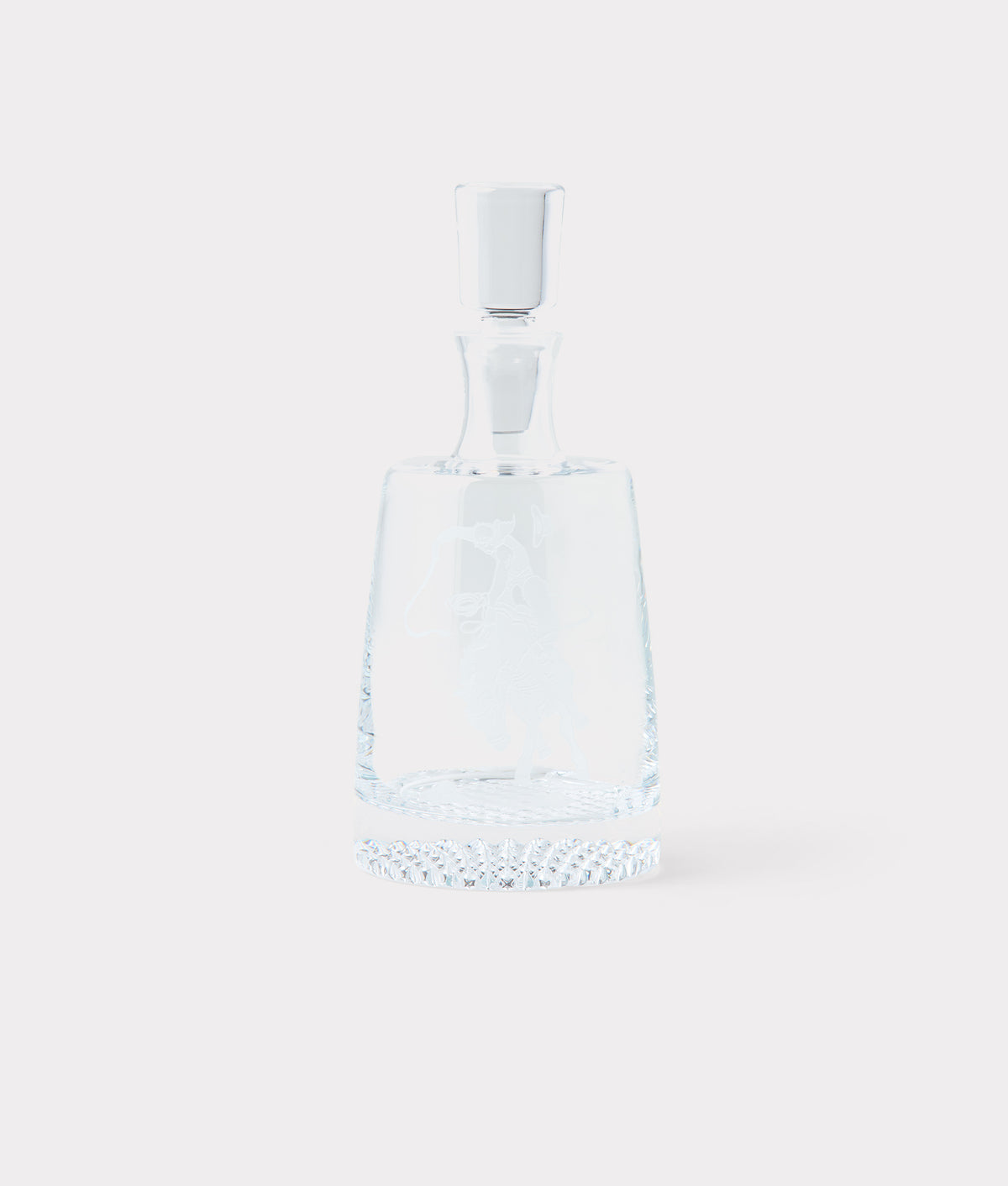 Saddle Bronc Decanter :: Crystal 2