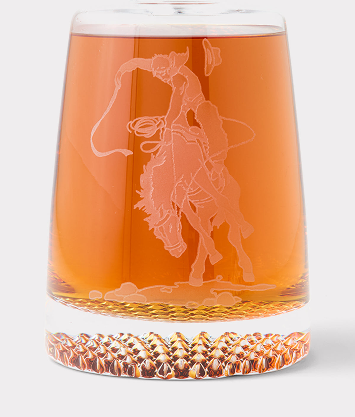 Saddle Bronc Decanter :: Crystal 4