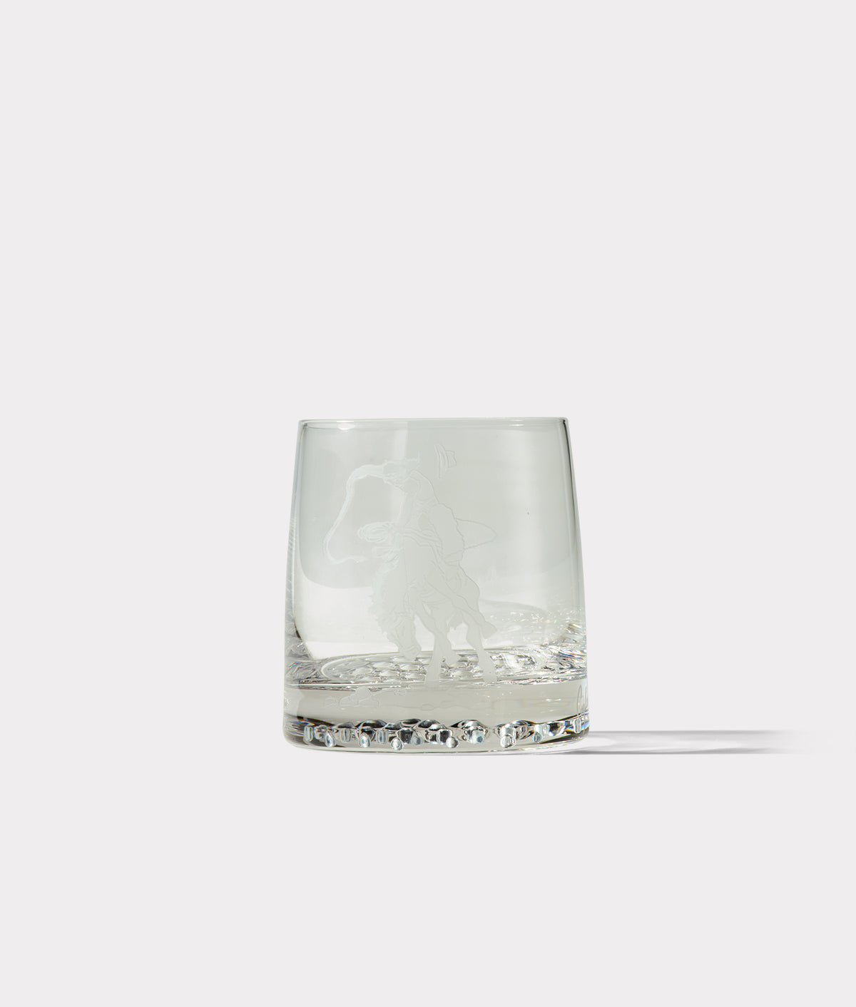 Saddle Bronc Glasses - Set of Four :: White 4