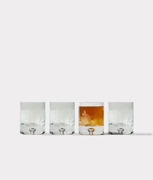 Stampede Whiskey Glasses :: Crystal
