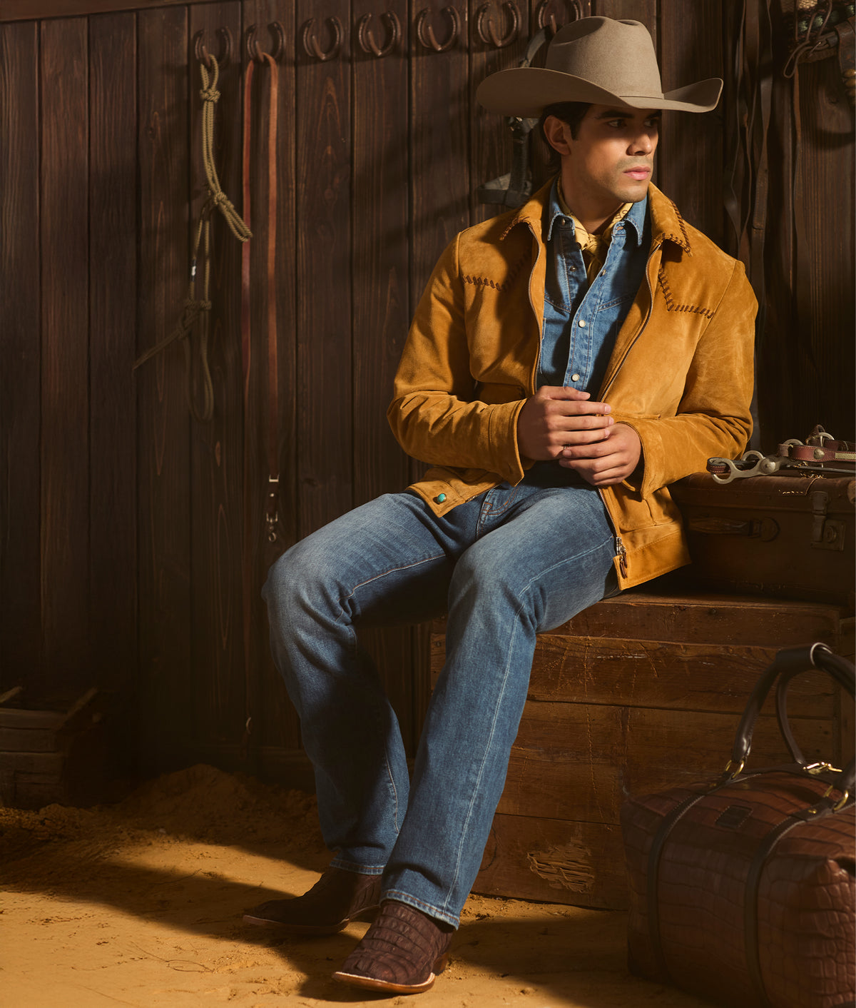 Dean Men's Bootcut Jean :: Ranch Hand Wash 6