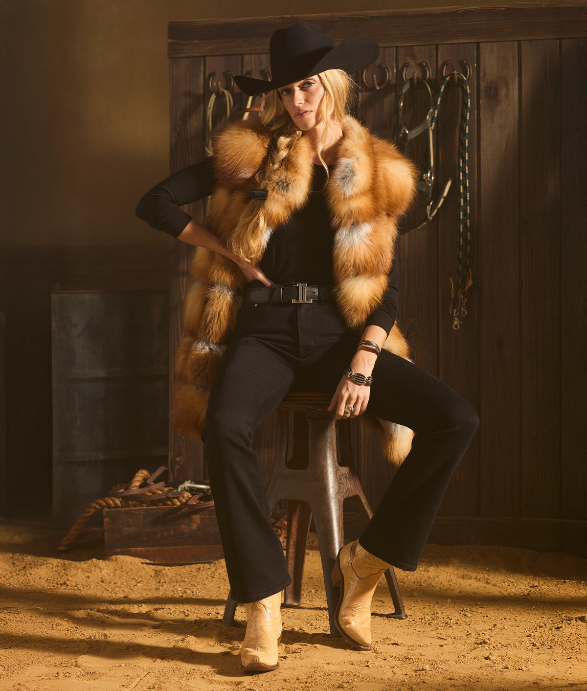 Liberty High-Rise Bootcut Jean :: Black Beauty 2